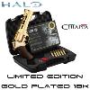 HALO - SOREN-066 REVOLVER OFFICIEL TOUT METAL PLAQUÉ OR 18K LIMITED EDITION (CHIAPPA FIREARMS AIRSOFT)