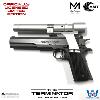 TERMINATOR - PISTOLET AMT HARDBALLER AVEC VISEE LASER TOUT METAL OFFICIEL ULTRA LIMITED EDITION (AIRSOFT AVEC RETOUR DE CULASSE - WESTERN ARMS - MAFIOSO AIRSOFT - MAGNA SYSTEM)