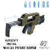  ALIENS - RIPLEY CUSTOM PULSE RIFLE M41A1 TOUT AUTOMATIQUE AVEC COMPTEUR A LED (ORIGINAL OLIVE GREEN VERSION - AIRSOFT SNOW WOLF)
