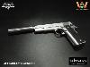 HITMAN - PISTOLET AVEC SILENCIEUX, COUTEAU & GRENADE OFFICIELS LIMITED MOVIE EDITION PROP SERIES (PARA-ORDNANCE MFG.INC.- WESTERN ARMS CO. LTD.)