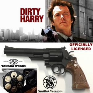 L'INSPECTEUR HARRY (DIRTY HARRY) - 44 MAGNUM M29 CLASSIC SMITH & WESSON OFFICIEL (CANON LONG 6.5 INCH - TANAKA WORKS AIRSOFT - JAPAN IMPORT)