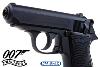 JAMES BOND : SPECTRE - PISTOLET WALTHER PPK/S AVEC RETOUR DE CULASSE ET BAGUE "SPECTRE ORGANIZATION" OFFICIELS + MALLETTE + ECRIN (FACTORY ENTERTAINMENT - MARUZEN)