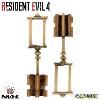 RESIDENT EVIL 4 - PACK OFFICIEL : COLLIER PENDENTIF ASHLEY GRAHAM + MEDAILLON MENDEZ + CLE WAYSHRINE + CLE INSIGNIA OFFICIELS LIMITED EDITION PROP REPLICA ECHELLE 1:1 (CAPCOM / FANATTIK)
