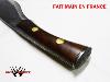 MACHETE - KUKRI REPRODUCTION AUTHENTIQUE (FAIT MAIN EN FRANCE - PRACTICAL - ARTISAN FORGERON)