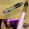 STAR WARS - SABRE LASER MACE WINDU AVEC MALLETTE ALUMINIUM (PRACTICAL - LAME AMOVIBLE - COULEUR DE LAME INTERCHANGEABLE - EFFETS SONORES & LUMIERES MULTIPLES)
