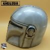  STAR WARS (SERIE) : THE MANDALORIAN - REPLIQUE CASQUE DIN DJARIN "MANDO" FAIT MAIN AVEC EFFET D'USURE ET VIELLISSEMENT (REPRODUCTION ARTISANALE ART REPLICAS)