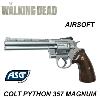 WALKING DEAD (THE) - REPLIQUE RICK GRIMES REVOLVER COLT PYTHON 357 MAGNUM PVC CHROME (REPRODUCTION VERSION AIRSOFT ASG)
