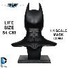 BATMAN : THE DARK KNIGHT TRILOGY - MASQUE OFFICIEL ECHELLE 1/1 54 CM DC DIRECT (MASK COWL - DC COMICS - McFARLANE)