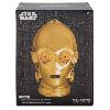 STAR WARS - DROID TÊTE C-3PO OFFICIELLE ECHELLE 1/1 AVEC ECLAIRAGE & SONS ORIGINAUX (LICENCE LUCASFILM™ LTD. & DISNEY)