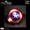 CAPTAIN AMERICA : CIVIL WAR - BOUCLIER OFFICIEL TOUT METAL + SUPPORT BOIS (MARVEL -WINDLASS STUDIOS)