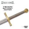 EXCALIBUR (1981) - REPLIQUE EPEE FORGE MAIN "AFFUTEE TRANCHANT" AVEC FOURREAU (PRACTICAL BATTLE READY - REPRODUCTION LEGACY ARMS)