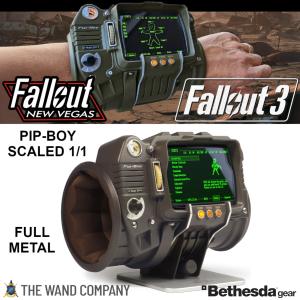 FALLOUT  - REPLIQUE BRACELET FONCTIONNEL PIP-BOY OFFICIELLE TOUT METAL ECHELLE 1/1 (DIE-CAST REPLICA - BETHESDA™ - SOUS LICENCE FALLOUT 3™ & FALLOUT: NEW VEGAS™)