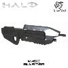 HALO - FUSIL D'ASSAUT MA5C BLASTER TOUT AUTOMATIQUE LIMITED EDITION AVEC COMPTEUR A LED (AIRSOFT AEG - SNOW WOLF)