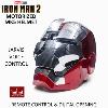 IRON MAN 2 - CASQUE INTEGRAL MARK V OUVERTURE MOTORISEE, SON & LEDS, AVEC COMMANDE VOCALE "JARVIS" + COMMANDE DIGITALE + TELECOMMANDE (REPRODUCTION AUTOKING)