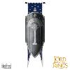 LOTR (LE SEIGNEUR DES ANNEAUX) - BOUCLIER DE L'ARMEE DU GONDOR & BANNIERE OFFICIELS LIMITED EDITION  NUMEROTE (SECOND AGE GONDORIAN WAR SHIELD - UNITED CUTLERY)