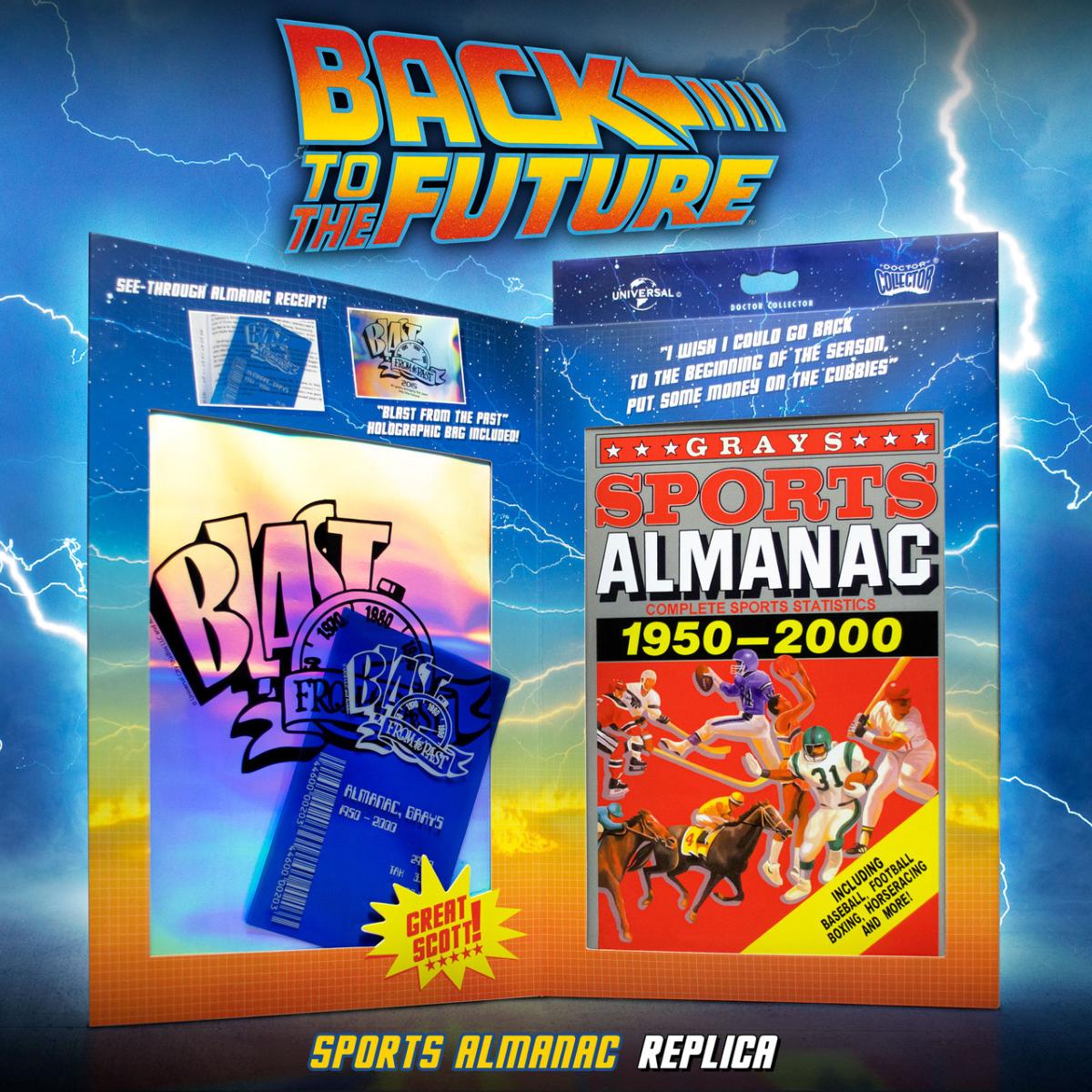 Carnet de notes Retour vers le futur 2 - Sports Almanac 1950-2000