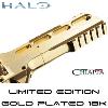 HALO - SOREN-066 REVOLVER OFFICIEL TOUT METAL PLAQUÉ OR 18K LIMITED EDITION (CHIAPPA FIREARMS AIRSOFT)