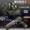 RESIDENT EVIL 7 (BIOHAZARD)  - PISTOLET BERETTA M92 ALBERT WESKER MODEL 01 PERFORMANCE OFFICIEL UMBRELLA CORPORATION LIMITED EDITION (SOUS LICENCE CAPCOM - IMPORT JAPAN MARUI)