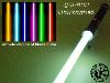 STAR WARS - SABRE LASER QUI-GON AVEC MALLETTE ALUMINIUM + LAME SUPPLÉMENTAIRE + SUPPORT CEINTURE (PRACTICAL - LAME AMOVIBLE - COULEUR DE LAME INTERCHANGEABLE - EFFETS SONORES & LUMIERES MULTIPLES)