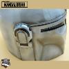  STAR WARS (SERIE) : THE MANDALORIAN - REPLIQUE CASQUE DIN DJARIN "MANDO" FAIT MAIN AVEC EFFET D'USURE ET VIELLISSEMENT (REPRODUCTION ARTISANALE ART REPLICAS)
