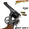 INDIANA JONES - REVOLVER WEBLEY MARK VI TOUT METAL & CROSSE BOIS VERITABLE (FCW AIRSOFT)
