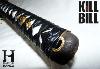 KILL BILL - THE BRIDE (LA MARIEE) KATANA : PACK OFFICIEL HATTORI HANZO SABRE FORGE MAIN (PRACTICAL - LICENCE HATTORI HANZO)