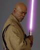 STAR WARS - SABRE MACE WINDU OFFICIEL AVEC LAME AMOVIBLE & MALLETTE (DISNEY & ™ LUCASFILM LTD. LICENSED)