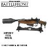  STAR WARS - STORMTROOPER SHOCK BLASTER CA-87 TOUT METAL "PATINEE" & BOIS VERITABLE AVEC MUSETTE A MUNITION EN CUIR (VERSION AIRSOFT RWA - PROTOTYPE PIECE UNIQUE)