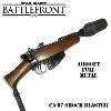  STAR WARS - STORMTROOPER SHOCK BLASTER CA-87 TOUT METAL "PATINEE" & BOIS VERITABLE AVEC MUSETTE A MUNITION EN CUIR (VERSION AIRSOFT RWA - PROTOTYPE PIECE UNIQUE)