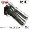TERMINATOR - PISTOLET AMT HARDBALLER AVEC VISEE LASER TOUT METAL OFFICIEL ULTRA LIMITED EDITION (AIRSOFT AVEC RETOUR DE CULASSE - WESTERN ARMS - MAFIOSO AIRSOFT - MAGNA SYSTEM)