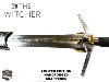 THE WITCHER (SERIE) - REPLIQUE EPEE FORGE MAIN LIMITED EDITION AVEC FOURREAU & CEINTURE CUIR VERITABLE + SUPPORT BOIS DELUXE (REPRODUCTION ART REPLICAS / WINDLASS STEELCRAFTS)