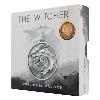 THE WITCHER (SERIE) - PENDENTIF MEDAILLON OFFICIEL TOUT METAL ECHELLE 1/1 NUMEROTÉE LIMITED EDITION AVEC SUPPORT (NETFLIX - FANATTIK)