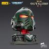 WARHAMMER 40,000: SPACE MARINE 2 - CASQUE ULTRAMARINES DARK ANGELS OFFICIEL ECHELLE 1/1 LIMITED EDITION AVEC ECLAIRAGE LEDS & SUPPORT DELUXE (SOUS LICENCE WARHAMMER 40,000™ - JOYTOY™)