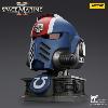WARHAMMER 40,000: SPACE MARINE 2 - CASQUE ULTRAMARINES LIEUTENANT TITUS OFFICIEL ECHELLE 1/1 LIMITED EDITION AVEC ECLAIRAGE LEDS & SUPPORT DELUXE (SOUS LICENCE WARHAMMER 40,000™ - JOYTOY™)