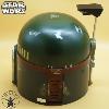 STAR WARS - CASQUE BOBA FETT OFFICIEL AUTOGRAPHED JEREMY BULLOCH (RUBIE'S - RADTKE SPORTS)