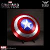 CAPTAIN AMERICA : CIVIL WAR - BOUCLIER OFFICIEL TOUT METAL + SUPPORT BOIS (MARVEL -WINDLASS STUDIOS)