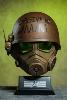 FALLOUT - CASQUE NCR DESERT RANGER OFFICIEL ECHELLE 1/1 LIMITED EDITION AVEC ECLAIRAGE LEDS & SUPPORT DELUXE (BATTLE WEARABLE HELMET - DEV PLUS™ - FALLOUT™)