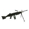 G.I. JOE : RETALIATION - MITRAILLEUSE M249 MKII HAUT DE GAMME EN METAL TOUT AUTOMATIQUE (A&K AIRSOFT - VERSION MODIFIEE 1,5 JOULES)