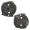 GOONIES (THE) - TREASURE SET : CLÉ EN METAL "COPPER BONES" + DOUBLON EN METAL + PIERRES PRECIEUSES + CARTE DU TRESOR OFFICIELS LIMITED EDITION PROP REPLICA ECHELLE 1:1 (FANATTIK)
