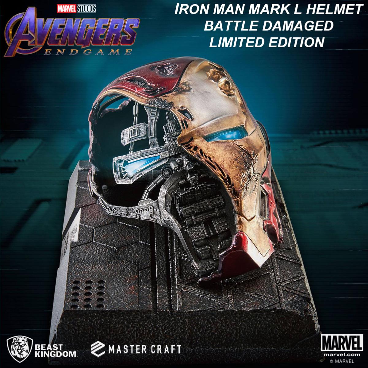 AVENGERS: ENDGAME - CASQUE IRON MAN MARK L BATTLE DAMAGED OFFICIEL