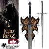 LOTR (LE SEIGNEUR DES ANNEAUX) - RINGWRAITHS, EPEE DES NAZGUL OFFICIELLE + SUPPORT BOIS (UNITED CUTLERY)