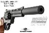 NICKY LARSON / CITY HUNTER - REVOLVER COLT PYTHON 357 OFFICIEL "RYO SAEBA MODEL" + SILENCIEUX DELUXE EDITION AVEC SUPPORT & 6 CARTOUCHES À AMORCE (SOUS LICENCE TANAKA WORKS)