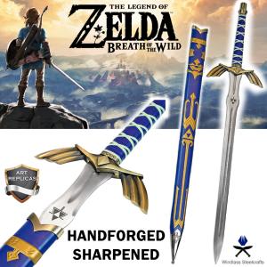 THE LEGEND OF ZELDA - REPLIQUE EPEE DE LINK LAME "AFFUTEE " FORGE MAIN (REPRODUCTION ART REPLICAS / WINDLASS STEELCRAFTS)
