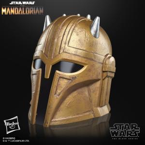 STAR WARS (SERIE) : THE MANDALORIAN - CASQUE THE ARMORER (L'ARMURIERE) OFFICIEL AVEC FONCTION ELECTRONIQUE (HASBRO - THE BLACK SERIES)