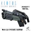 ALIENS: COLONIAL MARINES - HUDSON CUSTOM PULSE RIFLE M41A1 TOUT AUTOMATIQUE AVEC COMPTEUR A LED & MARQUAGES TYPE STICKERS (VERSION SNOW WOLF)