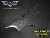 BATMAN, THE DARK KNIGHT RISES - VERITABLE BATARANG REPRODUCTION AUTHENTIQUE ET FONCTIONNELLE FORGE MAIN EN FRANCE (PRACTICAL ARTISAN FORGERON - NO LIMITS)