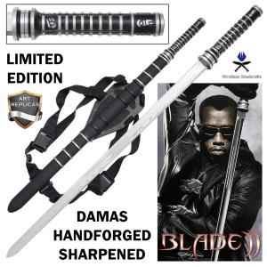 BLADE II - REPLIQUE SABRE KATANA DAYWALKER LAME "DAMAS" FORGE MAIN LIMITED EDITION (REPRODUCTION ART REPLICAS / WINDLASS STEELCRAFTS)