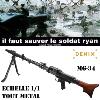 IL FAUT SAUVER LE SOLDAT RYAN - REPLIQUE MITRAILLEUSE MG34 TOUT EN METAL (REPRODUCTION VERSION DENIX)