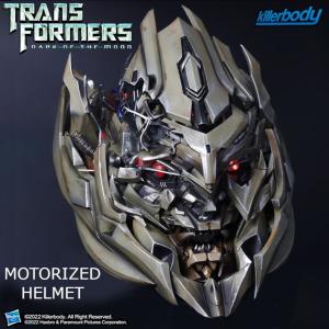 TRANSFORMERS : DARK OF THE MOON – CASQUE INTEGRAL MEGATRON OFFICIEL OUVERTURE MOTORISEE, SON & ECLAIRAGE LEDS + MALLETTE COLLECTOR (TRANSFORMERS™ - HASBRO™ - KILLERBODY)