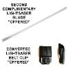 STAR WARS - SABRE LASER QUI-GON AVEC MALLETTE ALUMINIUM + LAME SUPPLÉMENTAIRE + SUPPORT CEINTURE (PRACTICAL - LAME AMOVIBLE - COULEUR DE LAME INTERCHANGEABLE - EFFETS SONORES & LUMIERES MULTIPLES)